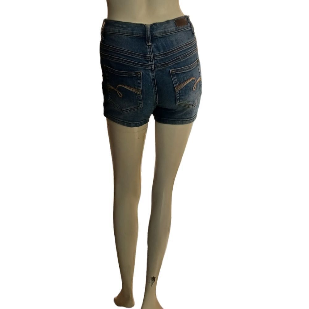 628830...Girls Justice Shorts Jeans Size 14R, W24" 2 1/2"Inseam, 8 1/2"Rise