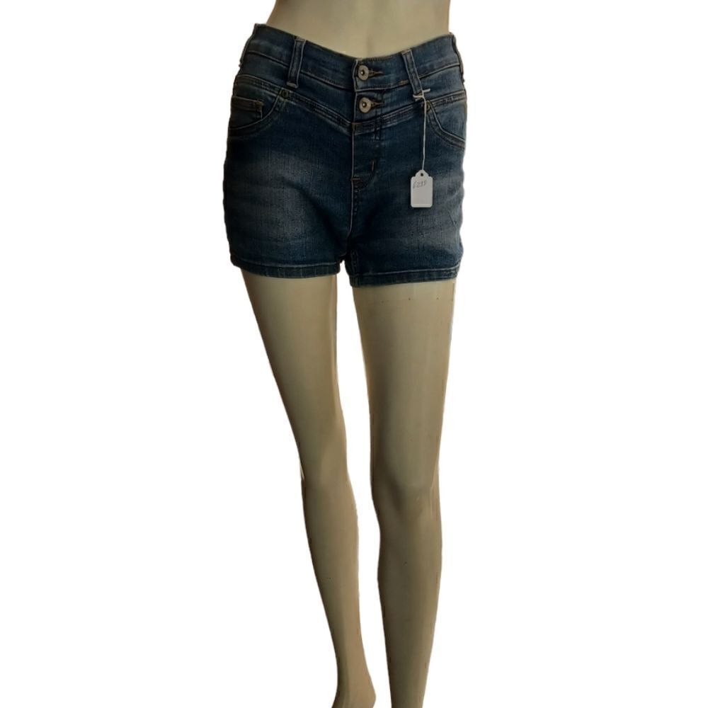 628830...Girls Justice Shorts Jeans Size 14R, W24" 2 1/2"Inseam, 8 1/2"Rise