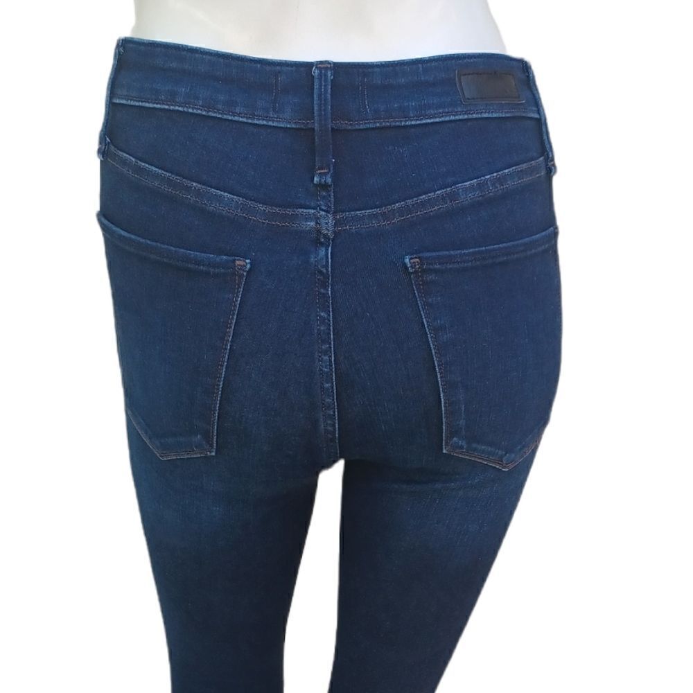 598130.....Abercrombie & Fitch Dark Wash Skinny Jeans Size 24/00R, 9"Rise