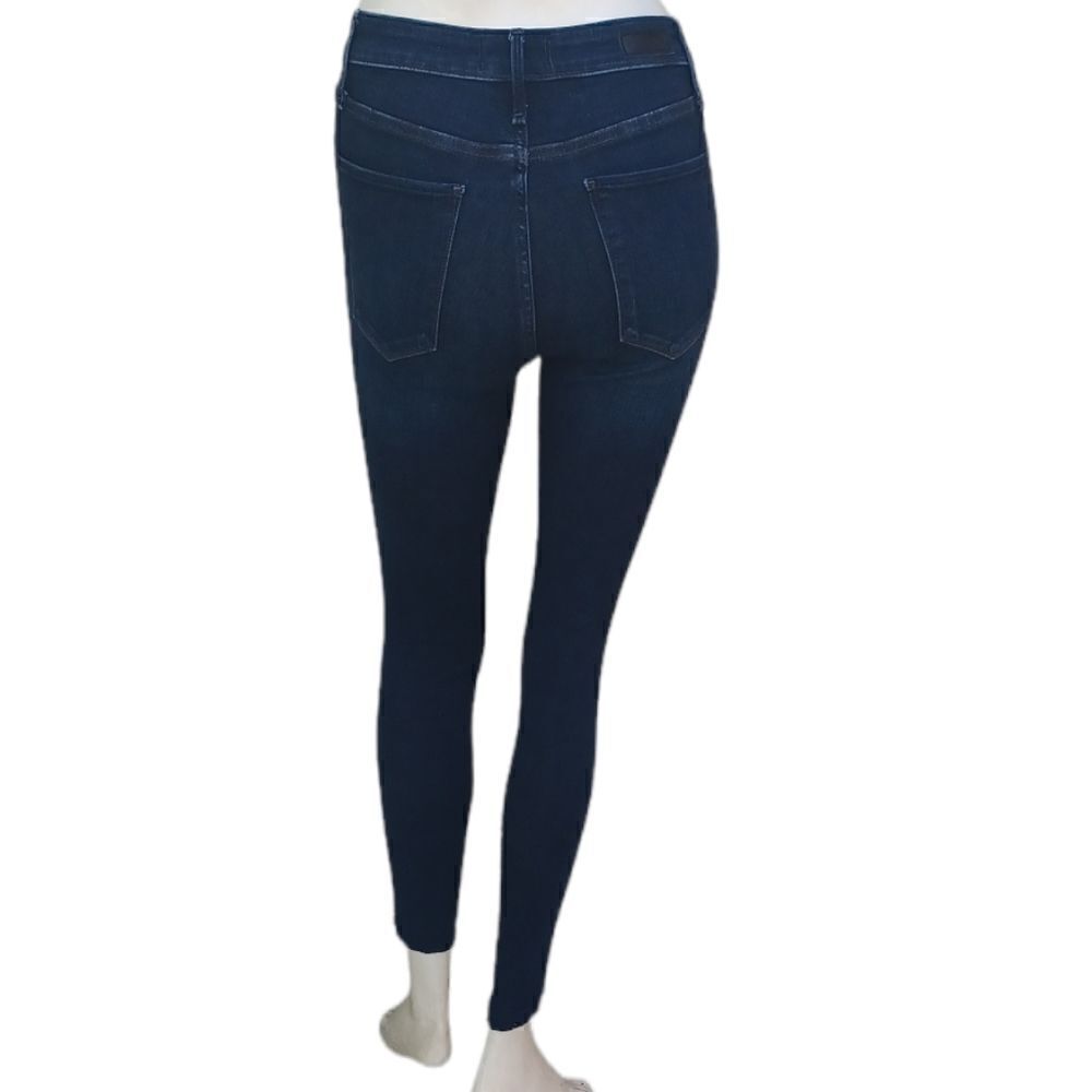 598130.....Abercrombie & Fitch Dark Wash Skinny Jeans Size 24/00R, 9"Rise