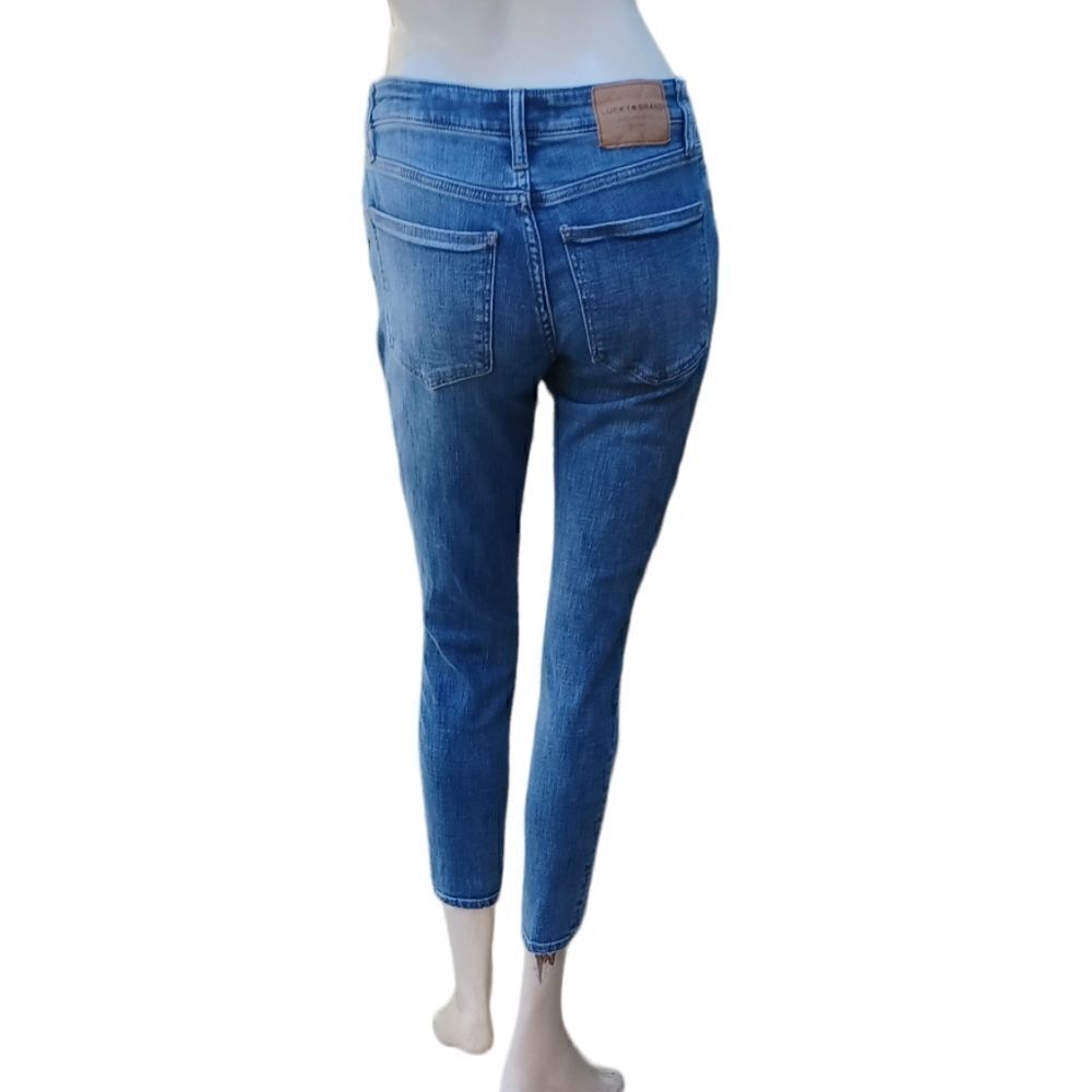 629514....Lucky Brand Skinny Jeans Size 4/27 Ankle, 7"Rise
