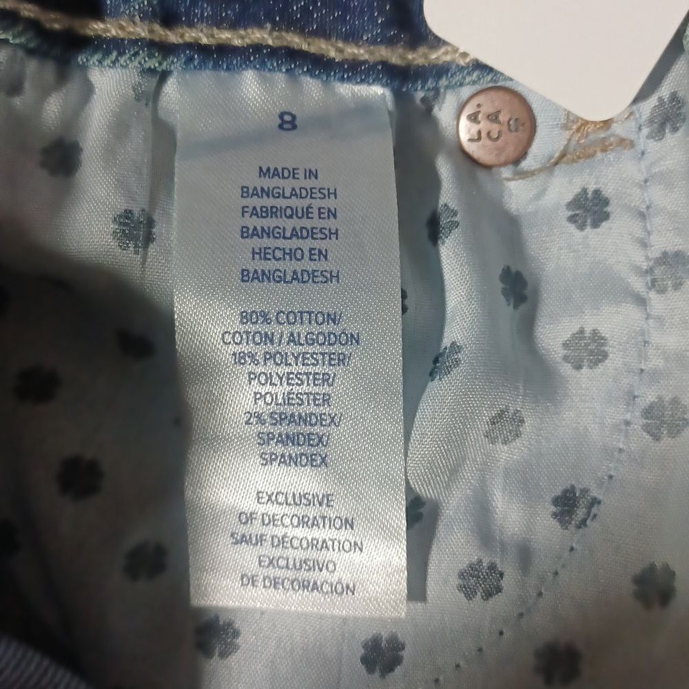 67717...Girls Lucky Brand Skinny Jeans Size 8, and 10