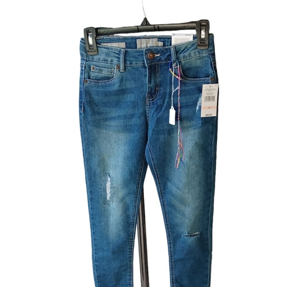 67717...Girls Lucky Brand Skinny Jeans Size 8, and 10