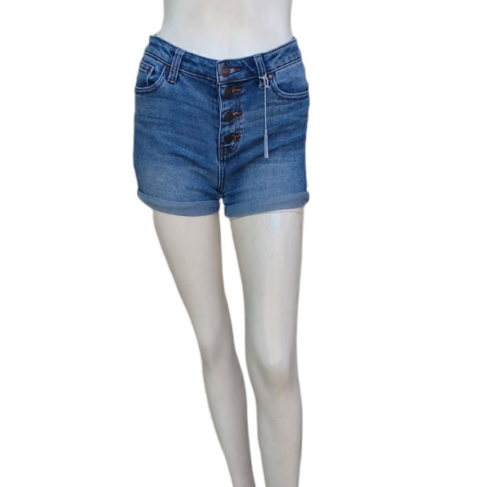 60437....RSQ Denim Jean Shorts Size 14JR, W24"   2 1/2" Inseam   9"Rise