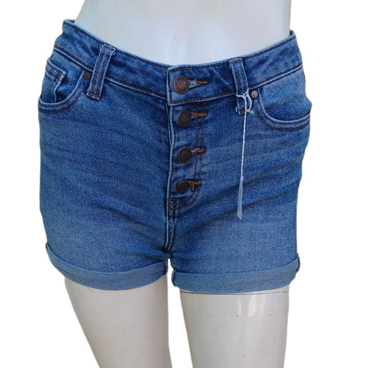 60437....RSQ Denim Jean Shorts Size 14JR, W24"   2 1/2" Inseam   9"Rise