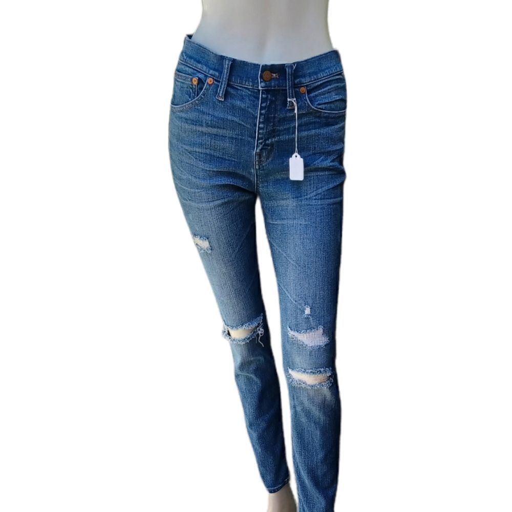 61984....Madewell Skinny Jeans Size 27, W26" 27"Inseam 9"Rise