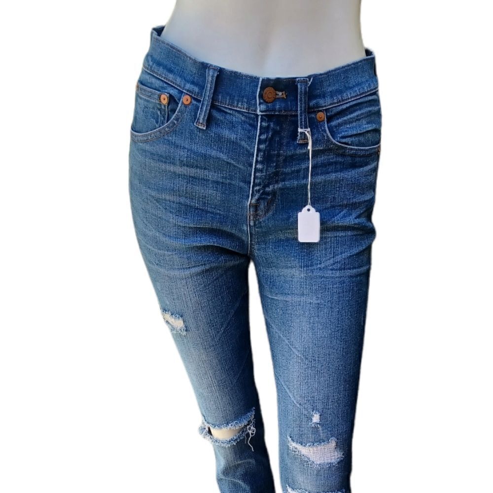 61984....Madewell Skinny Jeans Size 27, W26" 27"Inseam 9"Rise