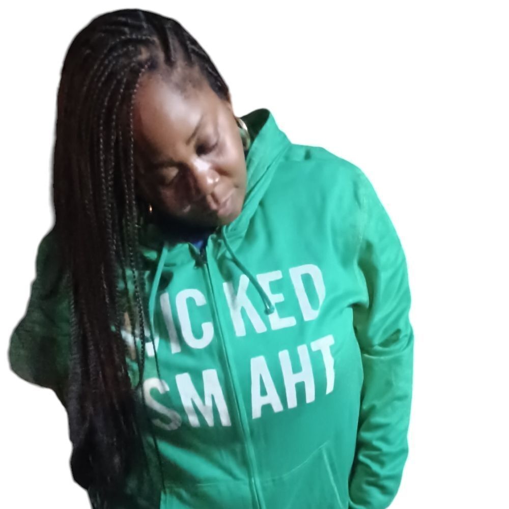 4171...WICKED SMAHT Fleece Self Long Sleeves Hoodie Size XXL