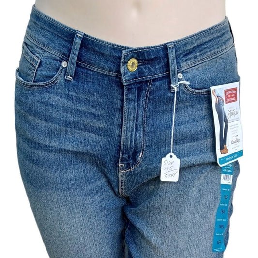 534135...Signature by Levi Strauss Modern Slim Size 16S