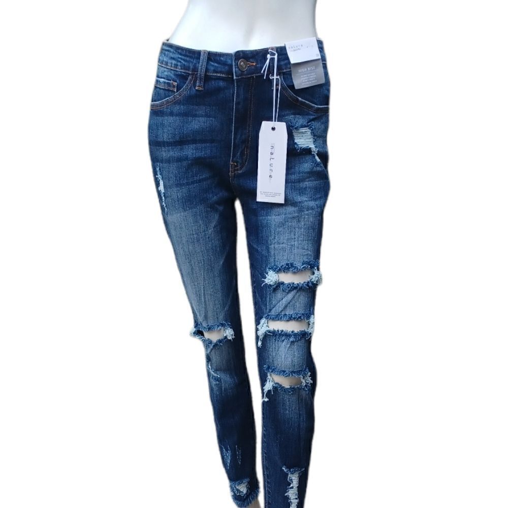5417.....Nature High Rise Skinny Jeans Size 28