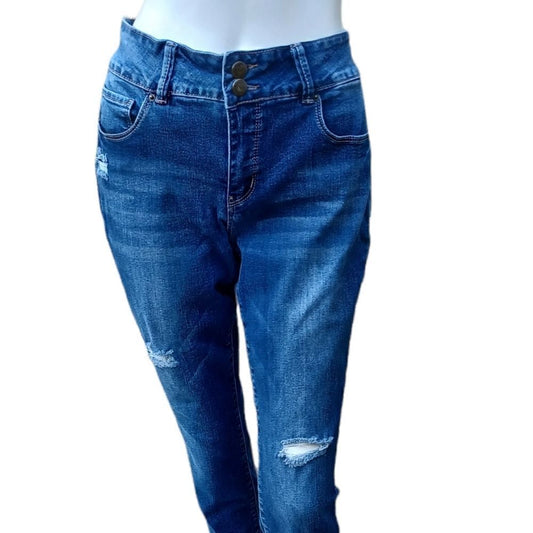 620130.....Royalty for me Ankle Crop Jeans Size 8,  W28" 25"Inseam 9"Rise