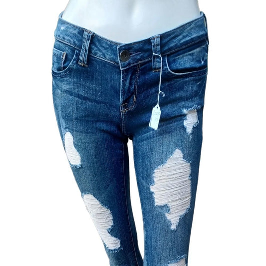 622917....Sneak Peek Skinny Jeans Size 1 Juniors, 28"W, 29" Inseam 6"Rise