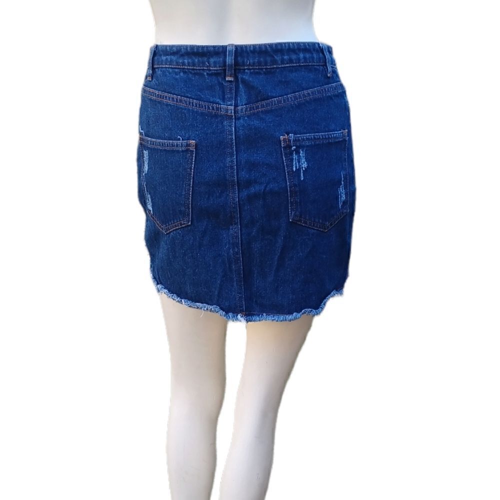 598030....Wild Honey Jean Skirt Size Small, W25" 12"Rise