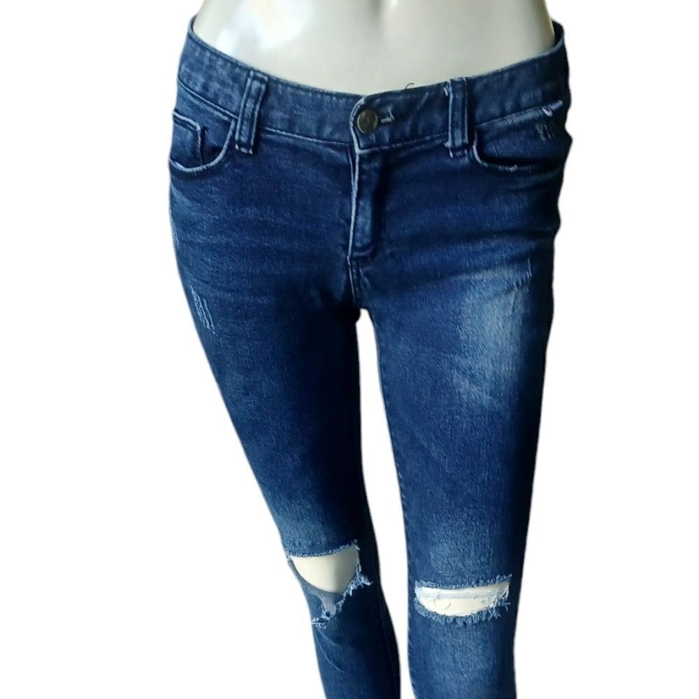 301148......Aura Denim Skinny Jeans Size 27, W26"  27"Inseam  7"Rise