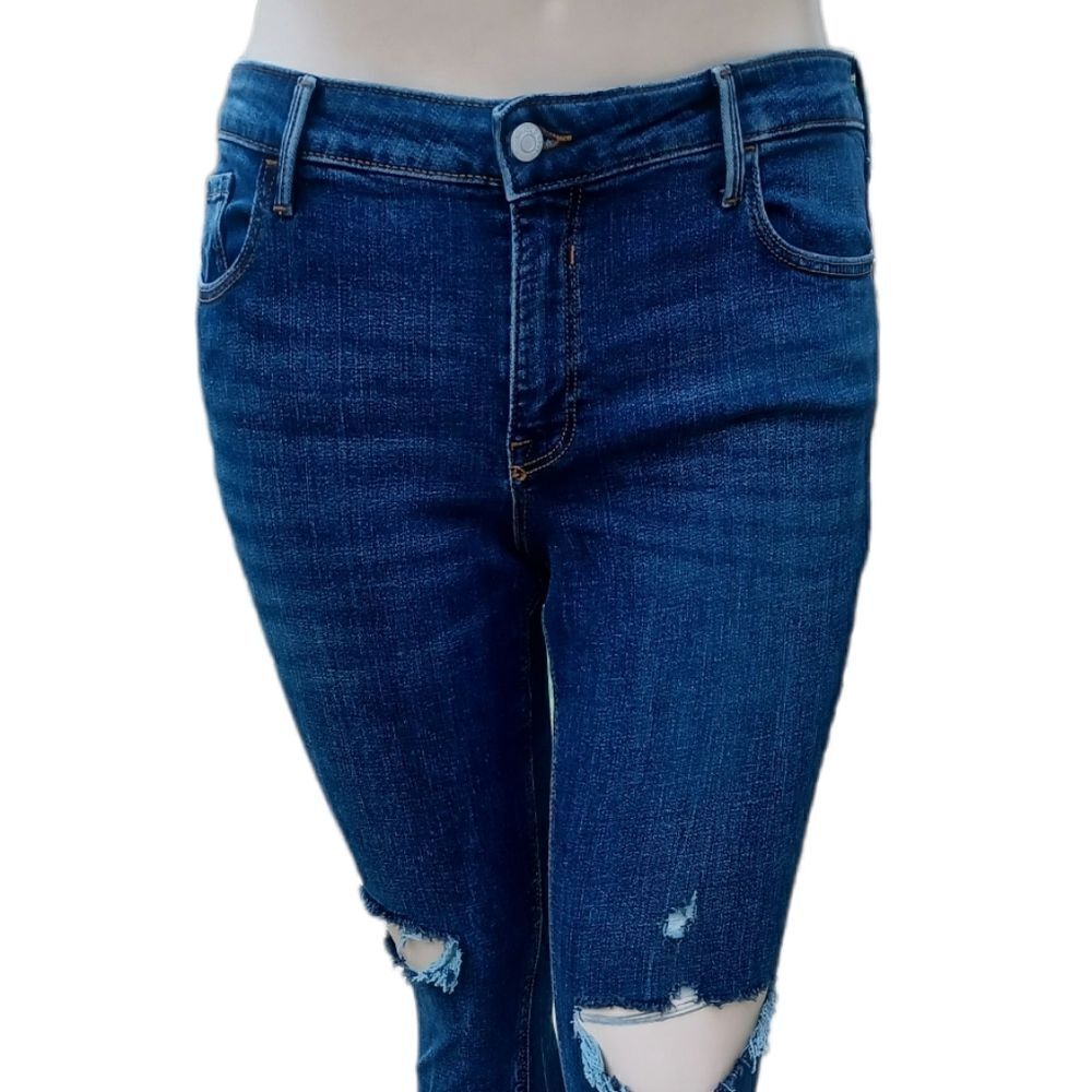 62126....Old Navy Rockstar Skinny Jeans Size 14 Short, W32" 25"Inseam 10"Rise