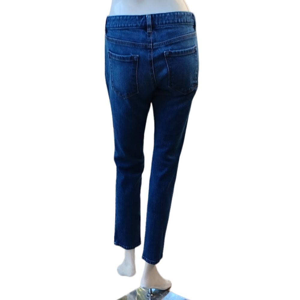631220..Ann Taylor Loft Straight leg Jeans Size 4, 30" Waist 27" Inseam 7" Rise