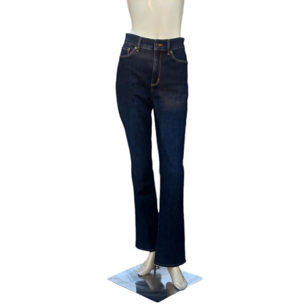 4129....Eddie Bauer High Rise Bootcut Jeans Size 6, W27" 30"Inseam 10"Rise