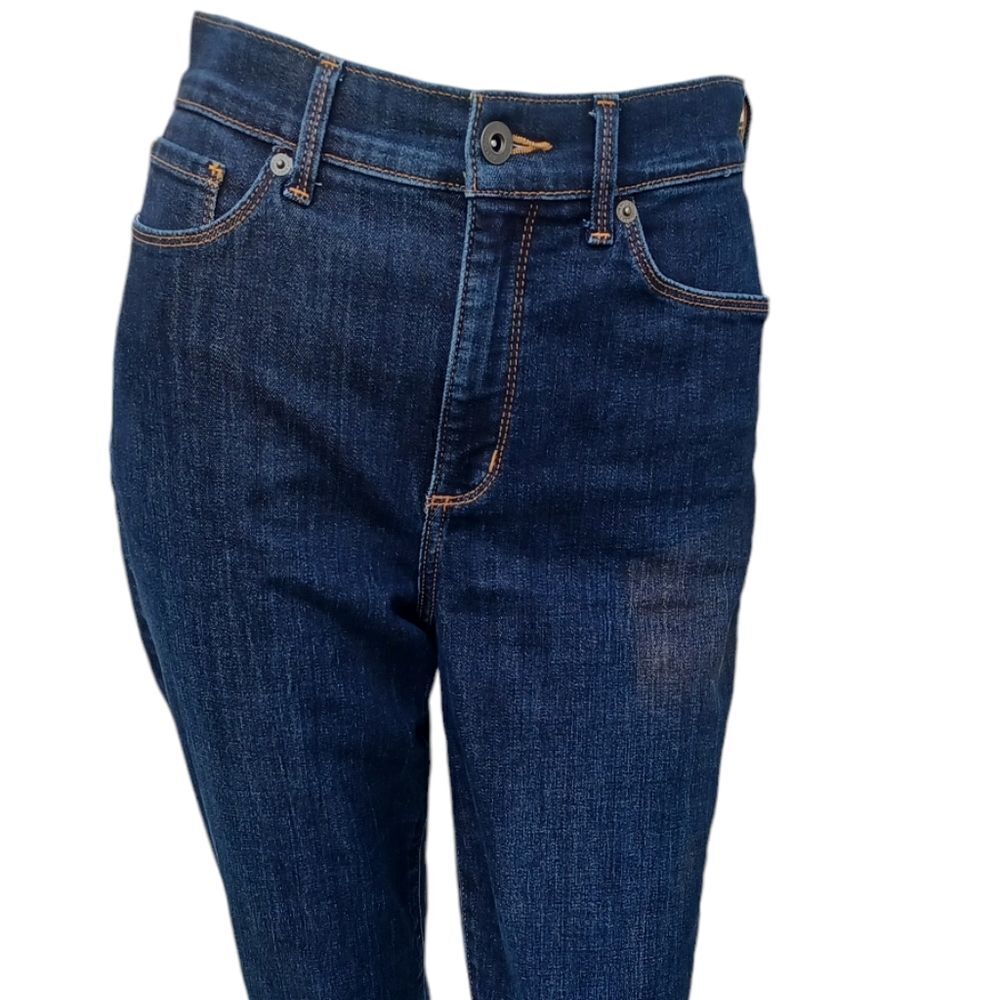 4129....Eddie Bauer High Rise Bootcut Jeans Size 6, W27" 30"Inseam 10"Rise