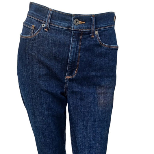 4129....Eddie Bauer High Rise Bootcut Jeans Size 6, W27" 30"Inseam 10"Rise