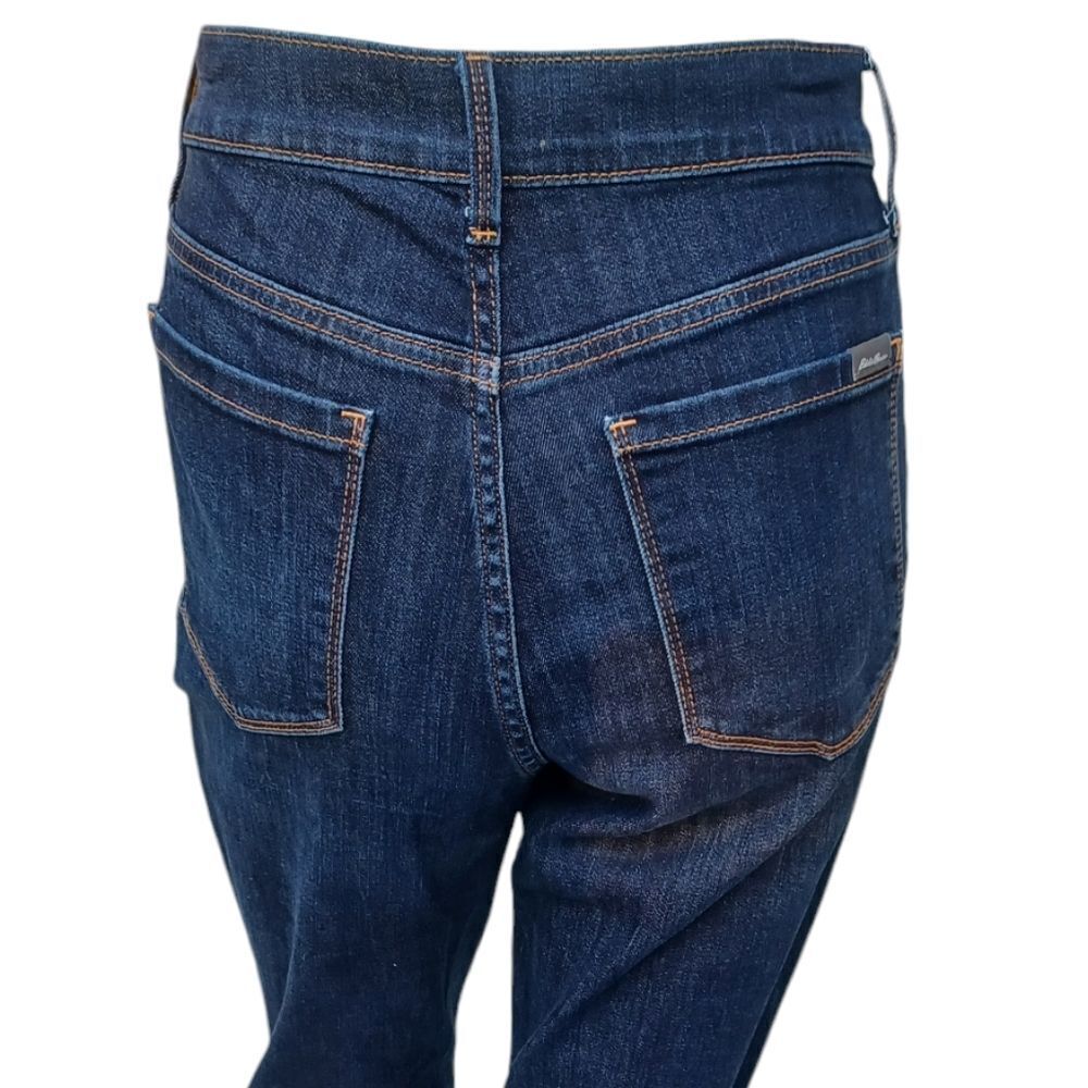 4129....Eddie Bauer High Rise Bootcut Jeans Size 6, W27" 30"Inseam 10"Rise