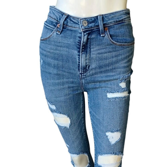 692423....Abercrombie and Fitch Skinny Jeans Size 26/2R, 10"Rise