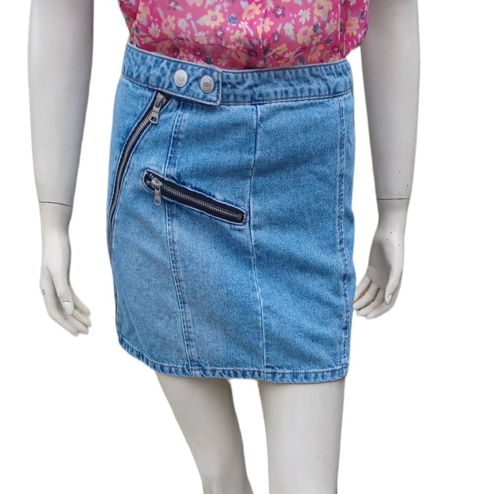 632337....Forever21 Denim Jean Skirt Size S