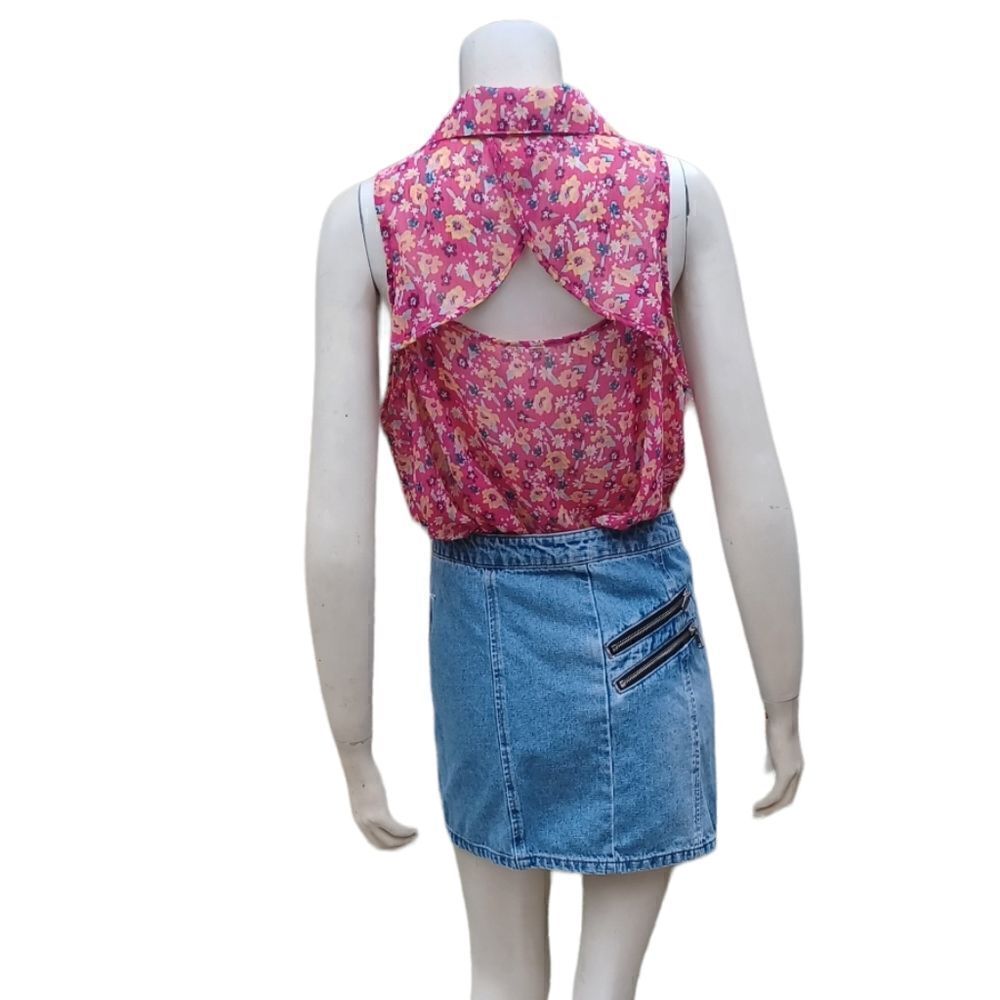 632337....Forever21 Denim Jean Skirt Size S