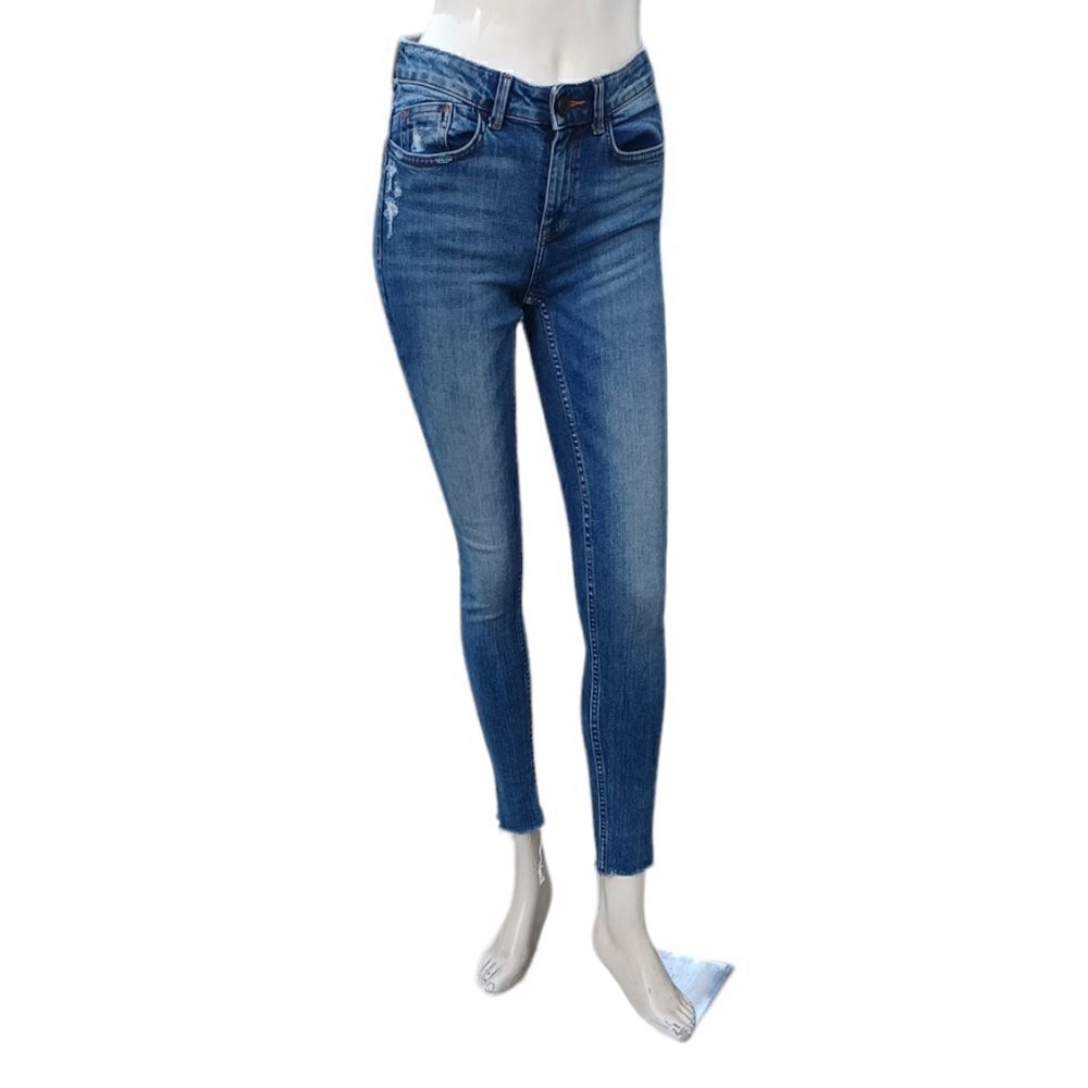 684646....Zara Skinny Jeans Size 4, W25" 27"Inseam 8"Rise