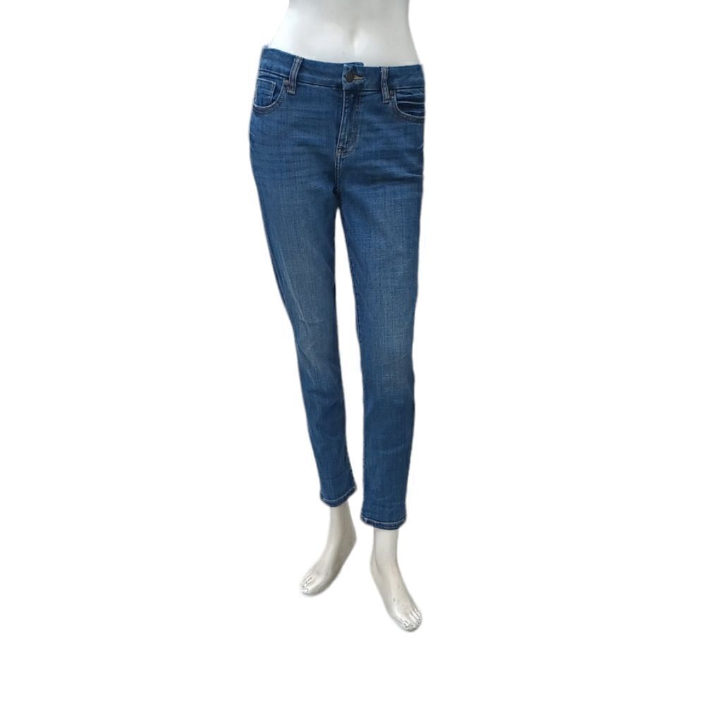 110542....Eunina Greta Mid-Rise Skinny Jeans Size 7/28R, W29" 25"Inseam  9"Rise