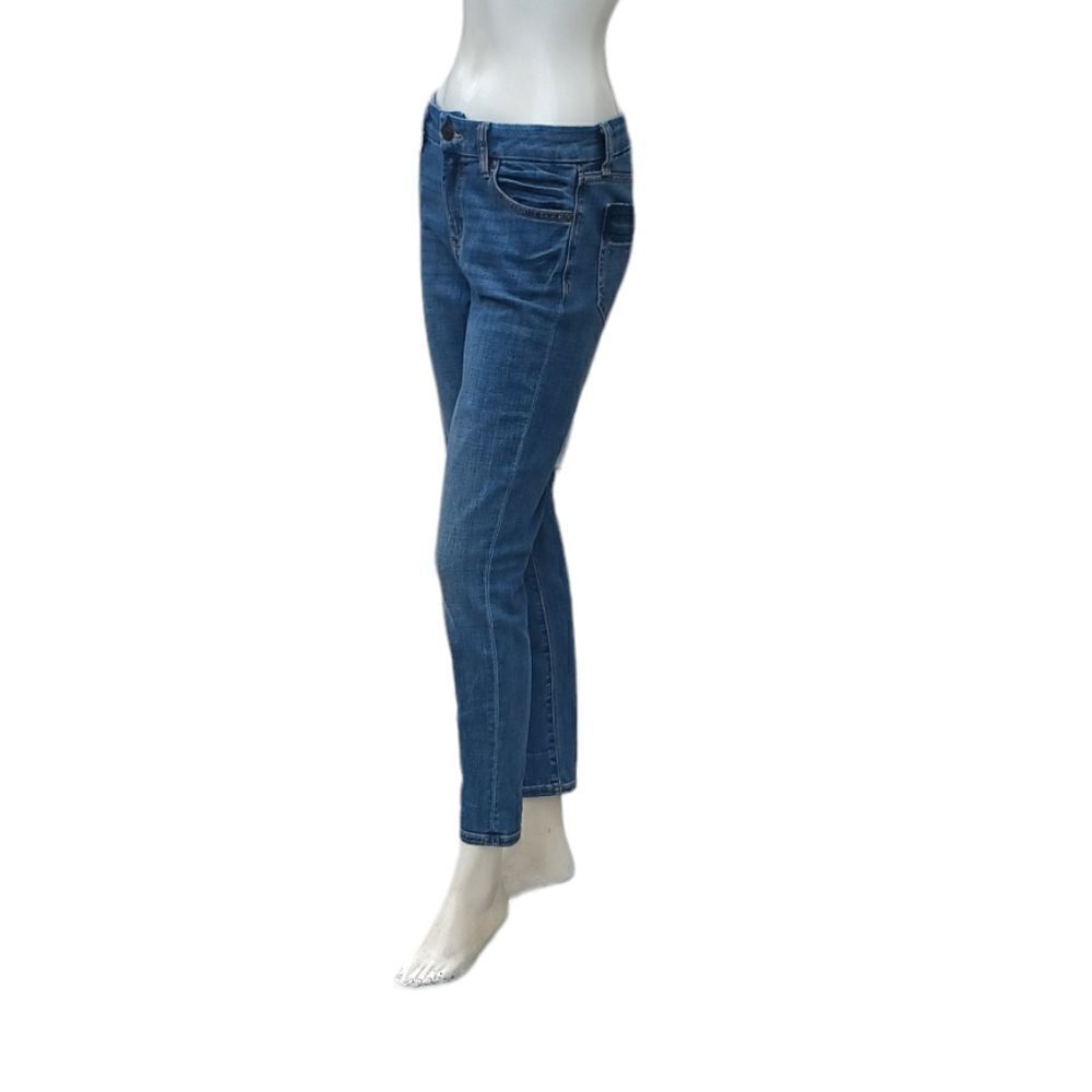 110542....Eunina Greta Mid-Rise Skinny Jeans Size 7/28R, W29" 25"Inseam  9"Rise