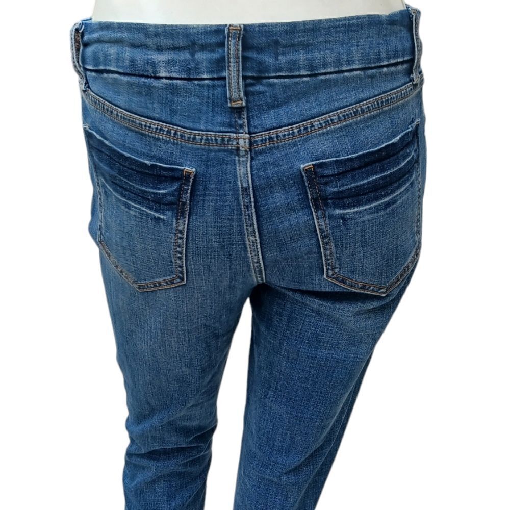110542....Eunina Greta Mid-Rise Skinny Jeans Size 7/28R, W29" 25"Inseam  9"Rise