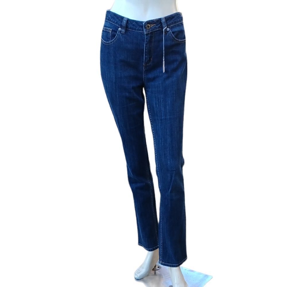 633934...Liz Clairborne Classic Straight leg Jeans Size 6, W29" 30"Inseam 9"Rise