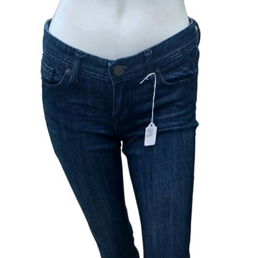 624025....Quality Denim Crop Skinny Jeans Size 2, W28"  16 1/2"Inseam  7"Rise