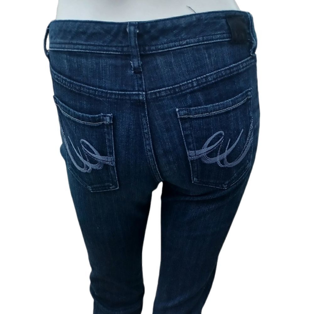 624025....Quality Denim Crop Skinny Jeans Size 2, W28"  16 1/2"Inseam  7"Rise
