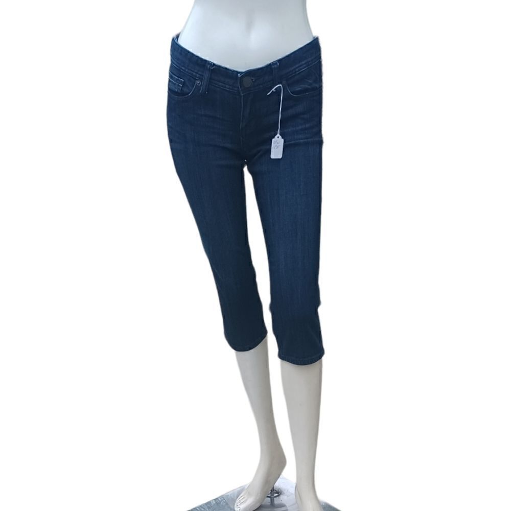 624025....Quality Denim Crop Skinny Jeans Size 2, W28"  16 1/2"Inseam  7"Rise