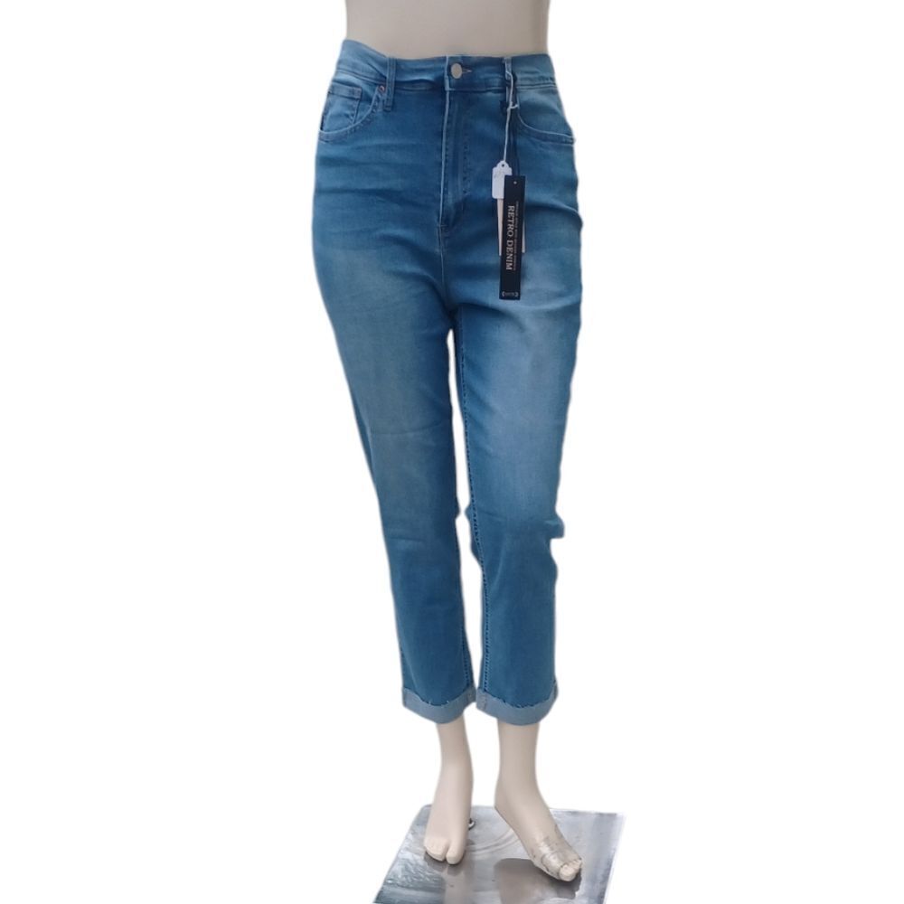 6776.Nanette Lepore High Rise Straight Leg Jeans Size 14, W34" 25"Inseam 12"Rise