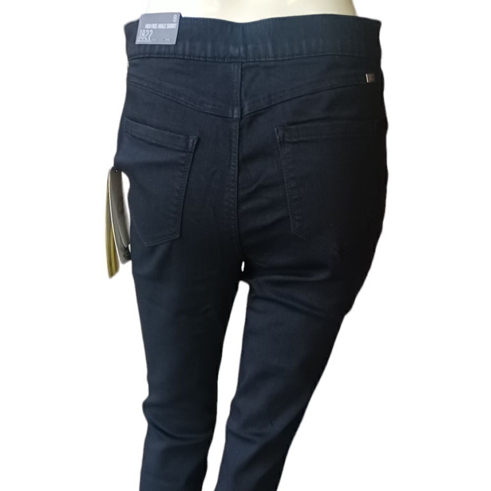 68492...1822 Denim High Rise Ankle Skinny Jeans Size 8, W27" 27"Inseam 10"Rise