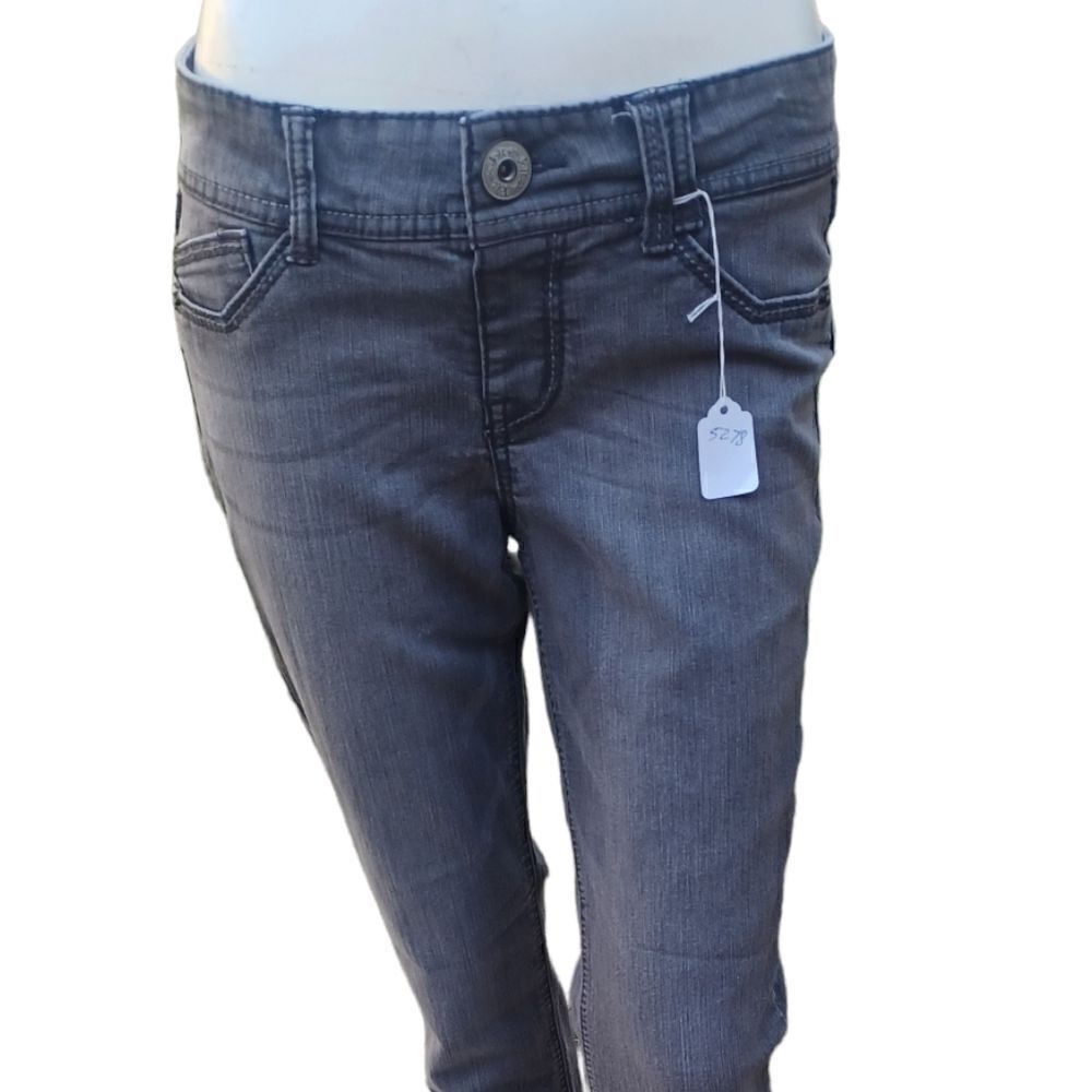 527837.....Jolt Pull Up Skinny Jeans (Gray) Size 9,  28" Inseam