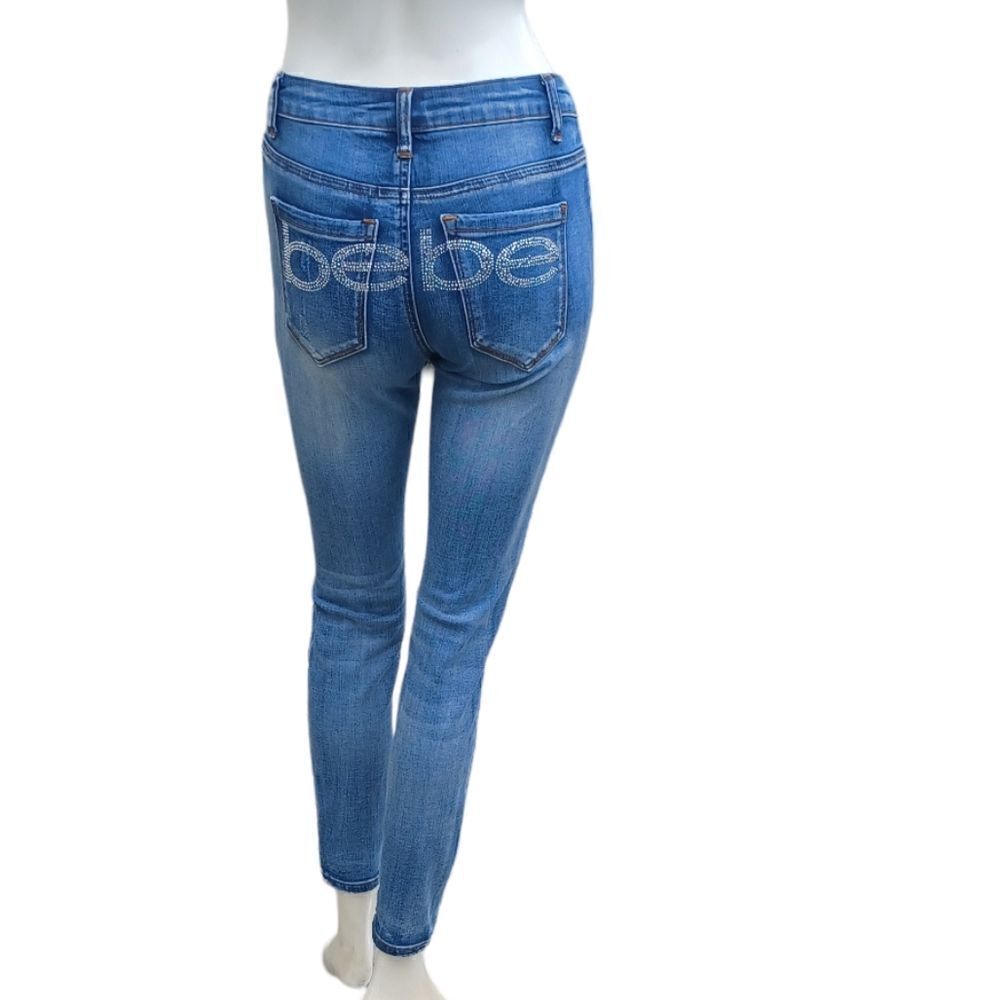 640139....bebe Skinny Jeans Size 26, W22" 27"Inseam 8"Rise