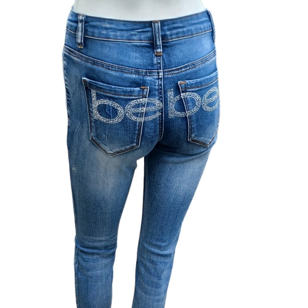 640139....bebe Skinny Jeans Size 26, W22" 27"Inseam 8"Rise