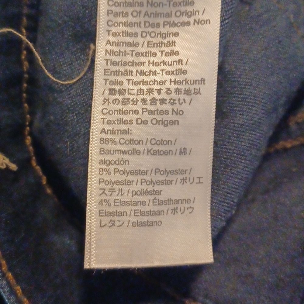 638636....Madewell Skinny Jeans Size 25T, 30"Inseam 9"Rise