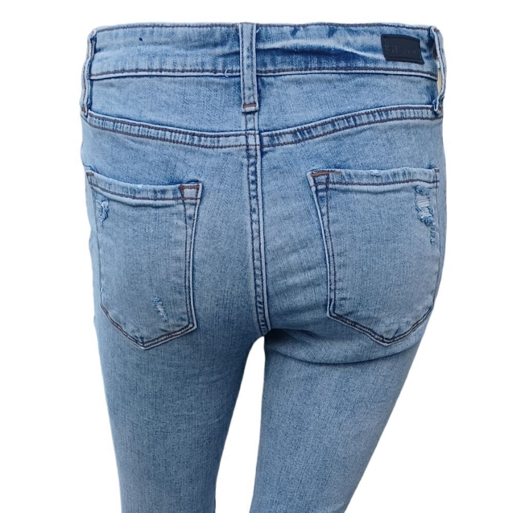 644936....STS Blue Light Wash Skinny Jeans Size 27,  W26" 25"Inseam 9"Rise