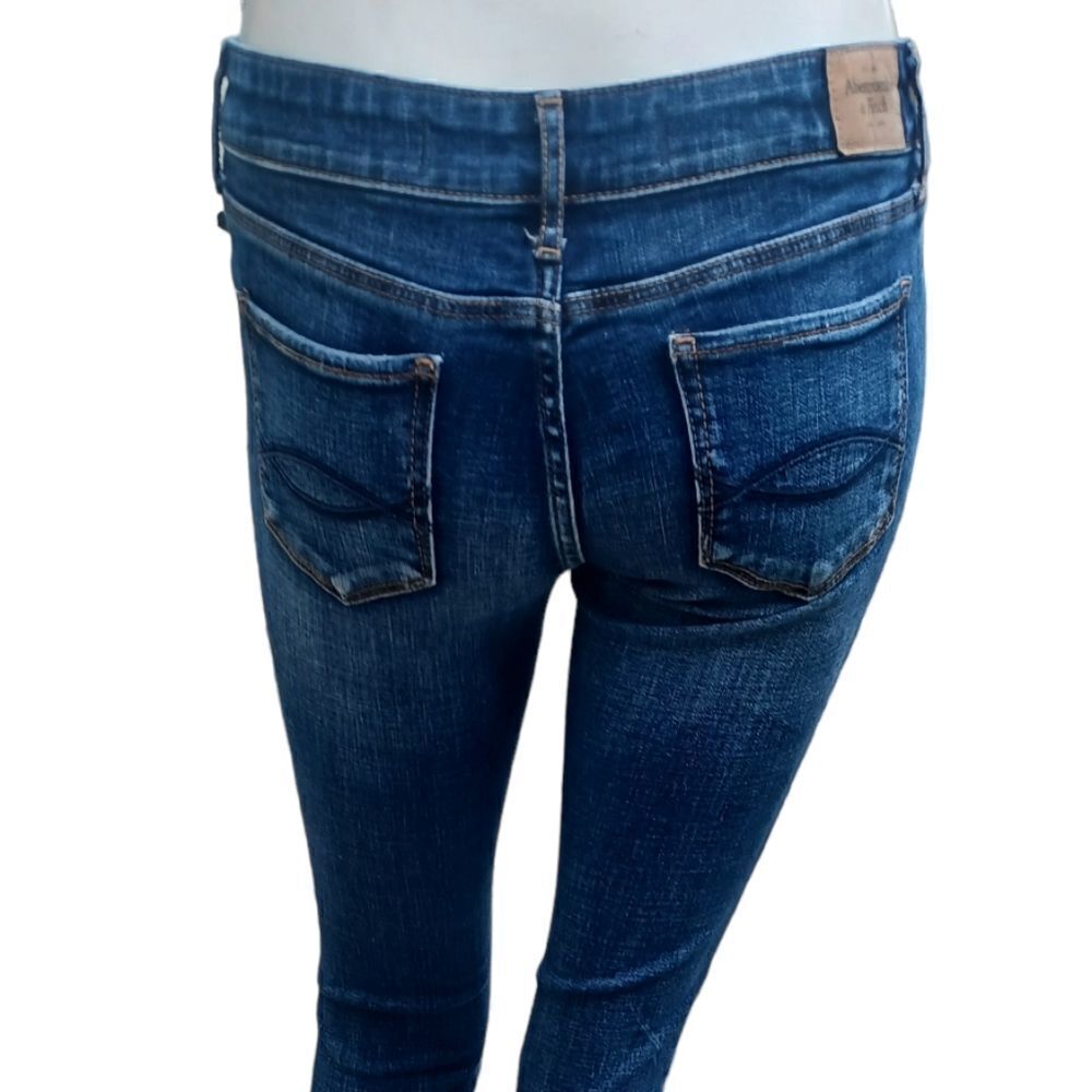 639314....Abercrombie &Fitch Skinny Jeans Size 4, W27, 7"Rise