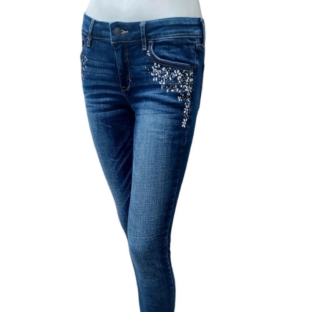 639314....Abercrombie &Fitch Skinny Jeans Size 4, W27, 7"Rise