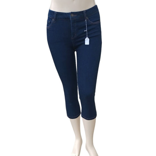 64953....St John's Bay Capri Jeans Size 10P, W30" 20"Inseam 9"Rise