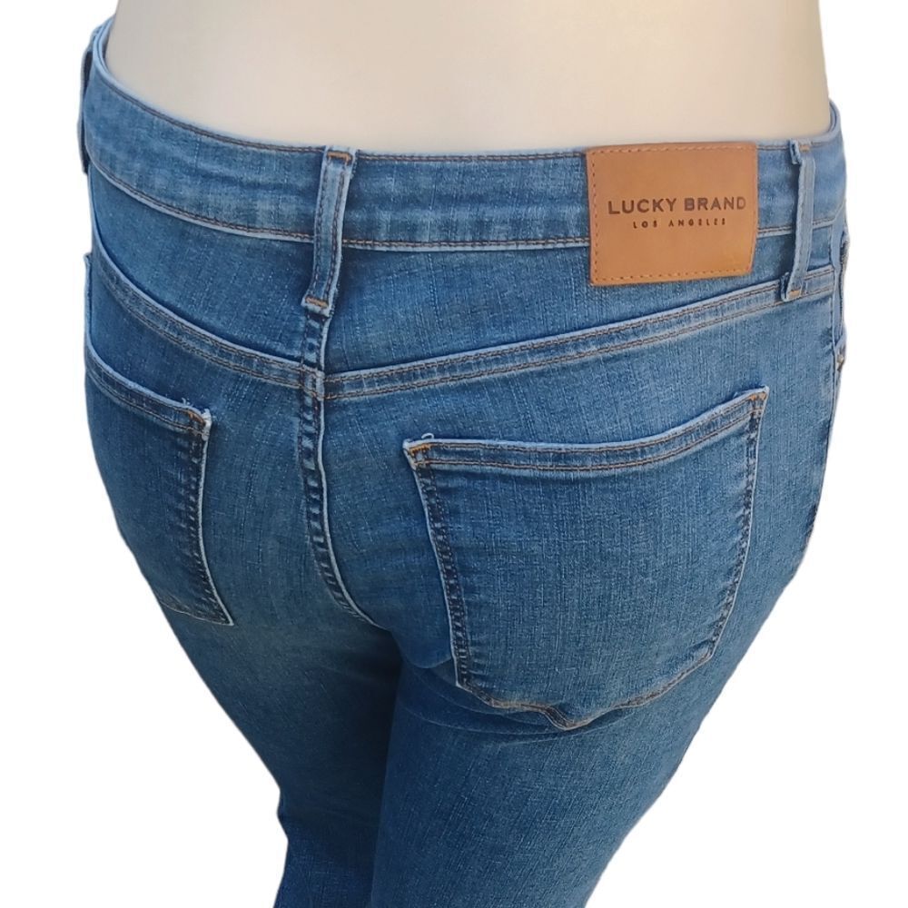 638919...Lucky Brand Skinny Jeans Size 14/32, 9"Rise