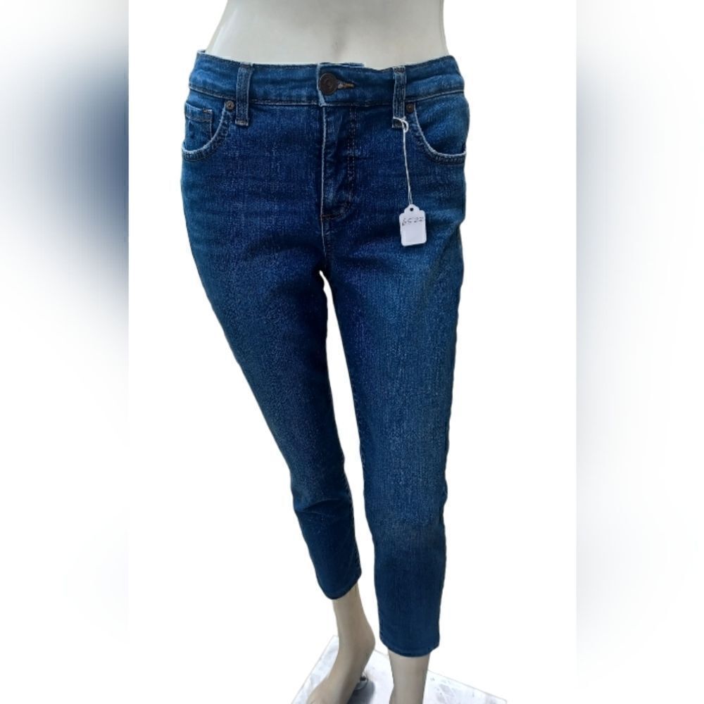 65224...Gloria Vanderbilt Skinny Ankle Crop Jeans Size 6, W28" 23"Inseam 9"Rise