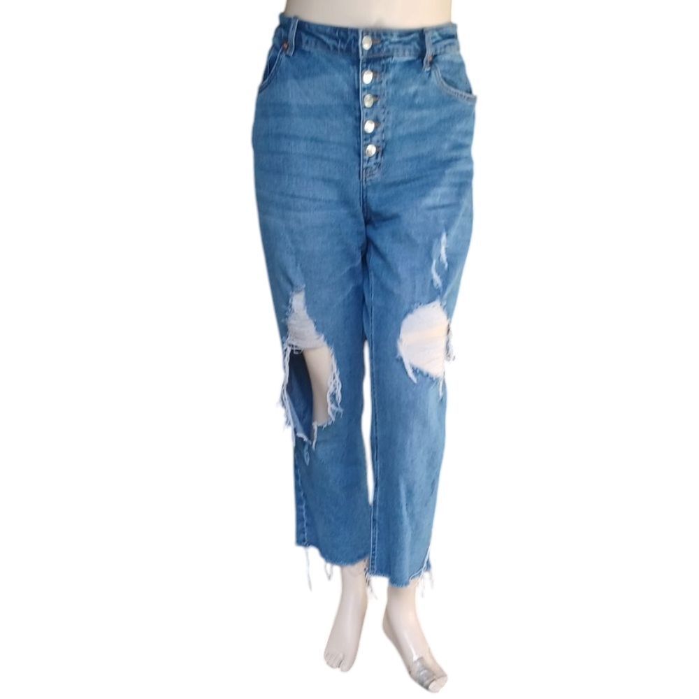 8178....Wild Fable Straight Leg Jeans Size 18, 25" Inseam, 12" Rise