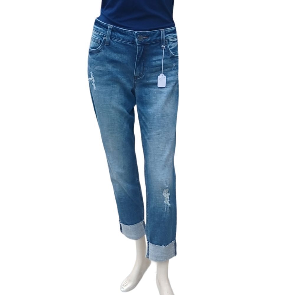652939....Kut from the Kloth Straight leg Jeans Size 6 W30" 25"Inseam 8"Rise