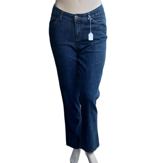 646917....Venezia Stretch Bootcut Jeans Size 1 Avg, W30" 30"Inseam 10"Rise